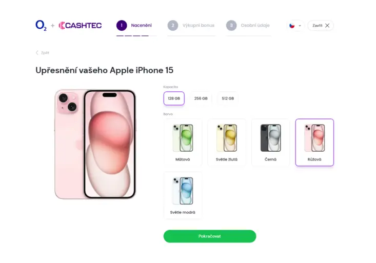 Postup výkupu telefonu