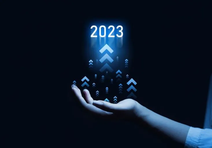 Increase business graph future growth of year 2022 to 2023. Planning,opportunity, challenge and business strategy.  Successful business development and revenue growth in 2023 compared to 2022.