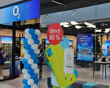 Stále inovujeme. O2 Prodejna v pražských Letňanech se představila ve zcela novém design konceptu