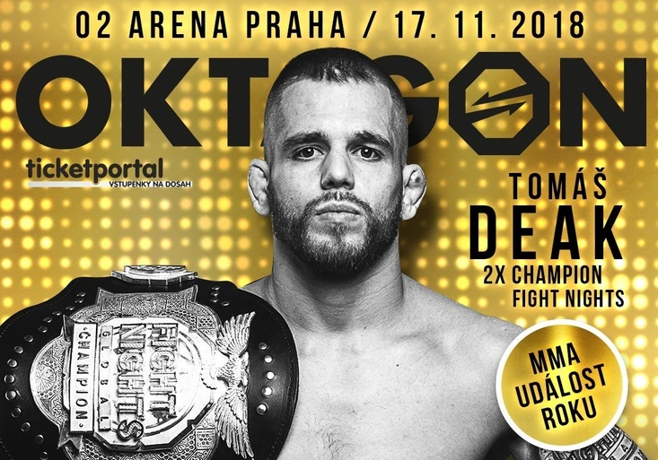 OKTAGON 10: Tomáš Deák má nového soupeře, s kým se v O2 areně utká?