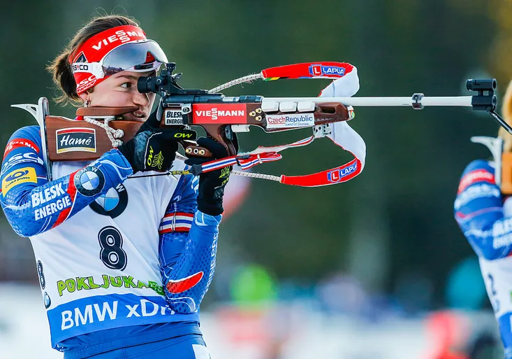Skvělá Vítková vybojovala bronz! Forma biatlonistů před olympiádou stoupá!