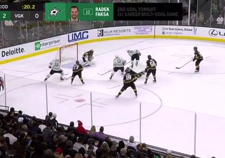 Faksa má první hattrick v NHL! Dva góly dal během OSMI sekund