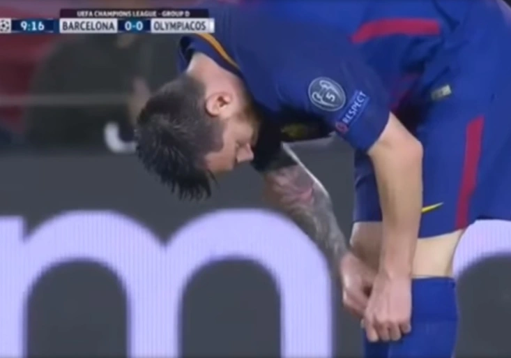 Messiho sladké tajemství! Co si schovává do štulpny a pak zobe při zápase?