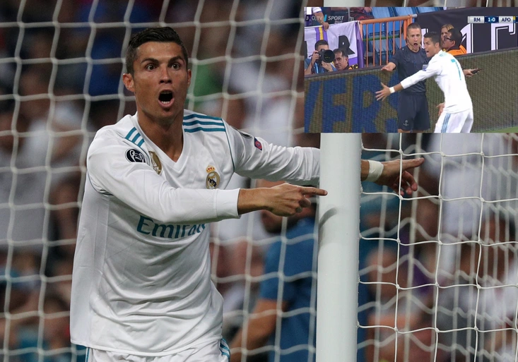 Vytočený Ronaldo křičel na rozhodčího: To byl gól! Kdo měl pravdu?