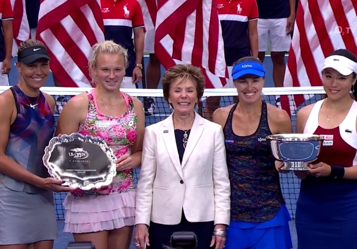 Hradecké se Siniakovou se šok ve finále US Open nepovedl. Hingis má jubilejní grandslam!