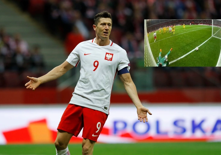 Okradený Lewandowski. Polský kanonýr nechápal, proč mu rozhodčí neuznal gól!