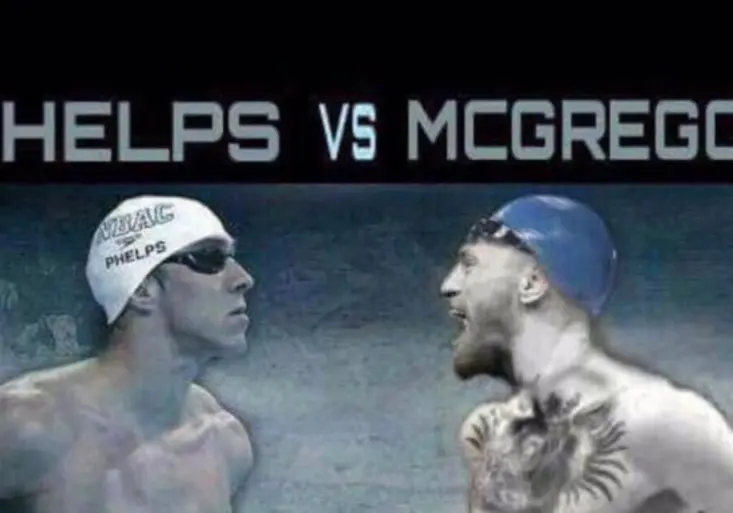 Další „souboj století“? Conora McGregora vyzývá plavec Michael Phelps!
