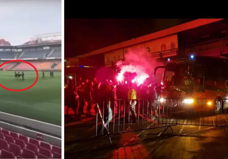 Úlet chuligánů! Na stadion Sparty přinesli rakev pro vedení!