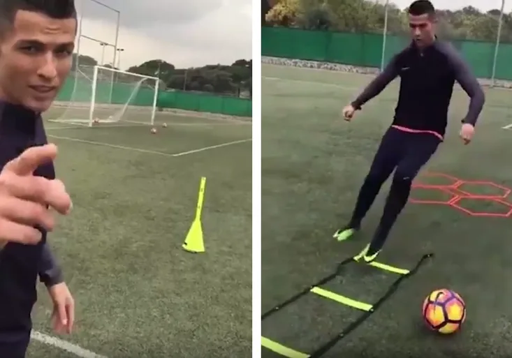 Rychlý jako Ronaldo! Video z tréninku CR7 vás dostane. A jak okomentoval pětizápasovou stopku?