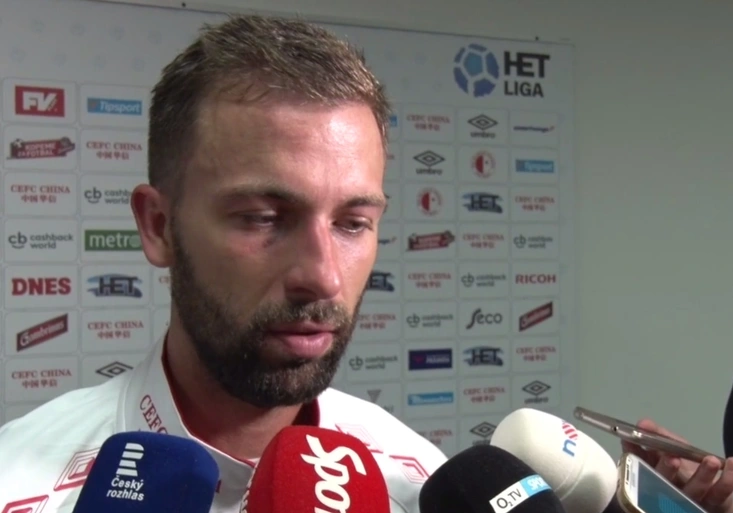 Hušbauer proti Jihlavě exceloval! Tvrdík pak za něj poděkoval Spartě!