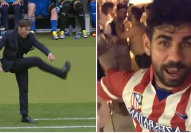 Diego Costa na dovolené pařil v dresu Atlética! Jaký neuctivý vzkaz poslal Contemu?