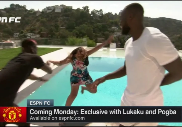 Pogba a Lukaku dál jedou bomby! Jak to schytala televizní reportérka?