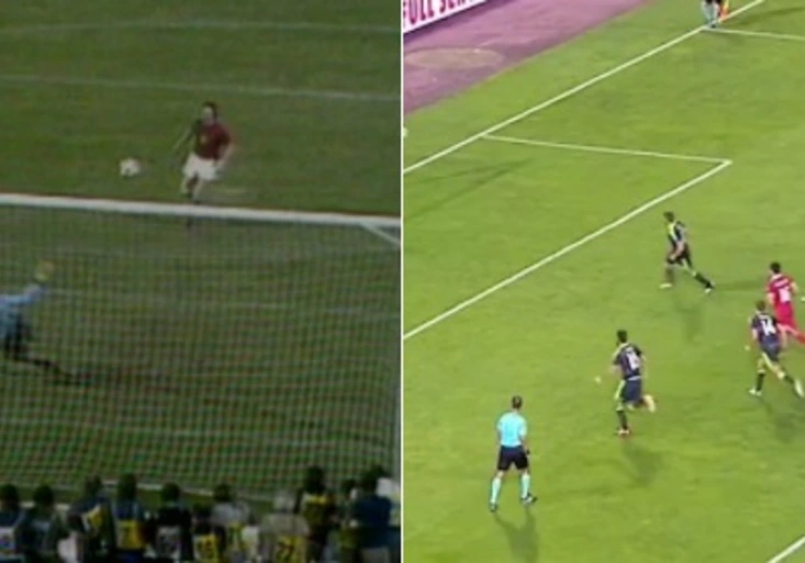 Pocta pro Panenku? Ramsey v Bělehradě napodobil jeho slavnou penaltu!