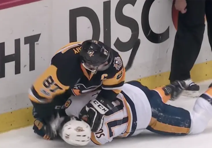 Pittsburgh deklasoval Nashville a chybí mu jedna výhra. Co provedl Crosby Subbanovi?