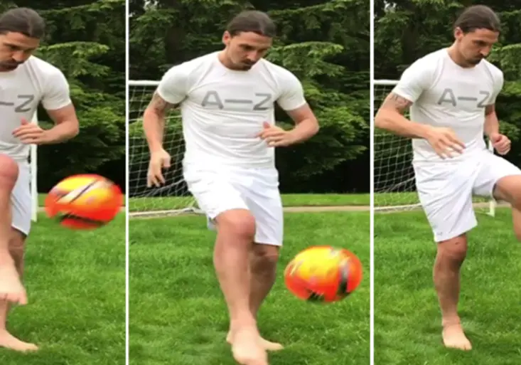 Démon ZLATAN! Po operaci už zase kope! Jakou hláškou o lvech doplnil video?