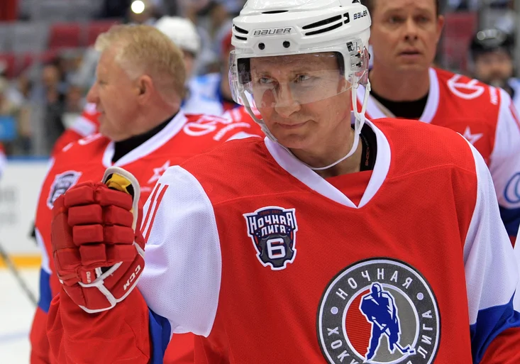 Šest gólů!? Putin opět čaroval v exhibičním hokejovém zápase
