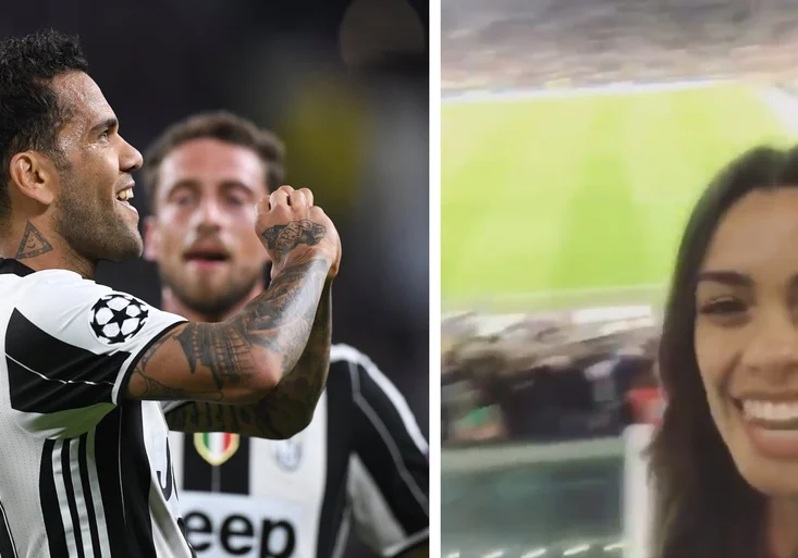 Alves poslal Juventus do finále Ligy mistrů. Jak si to na tribuně užila jeho krásná Joana?