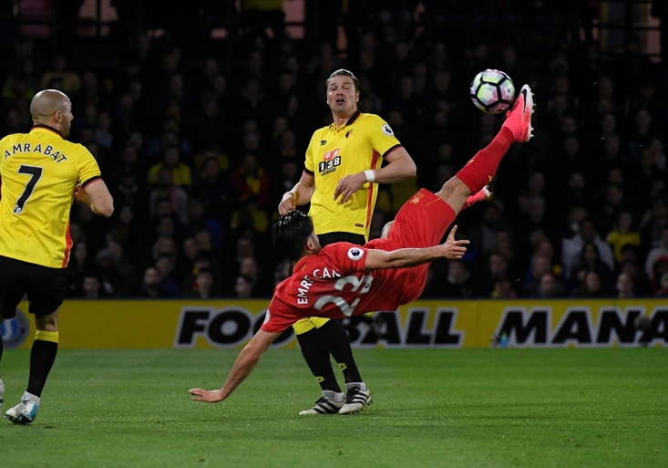 Jeden z nejkrásnějších gólů historie Liverpoolu! Emre Can nadchl fanoušky