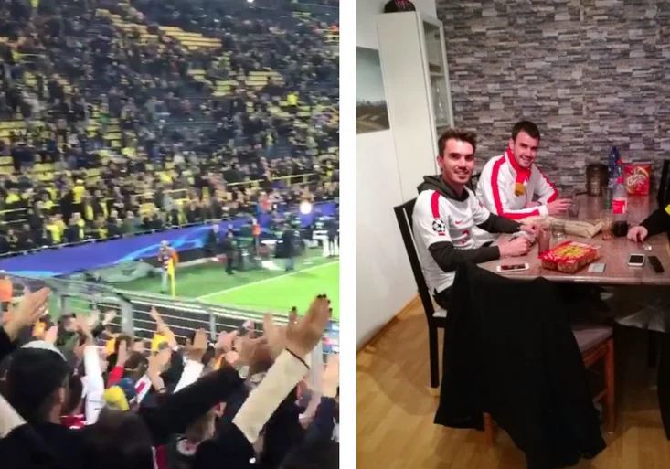 Báječní fanoušci! Monačtí vytleskali Dortmund. Ten jim za to nabízel nocleh!