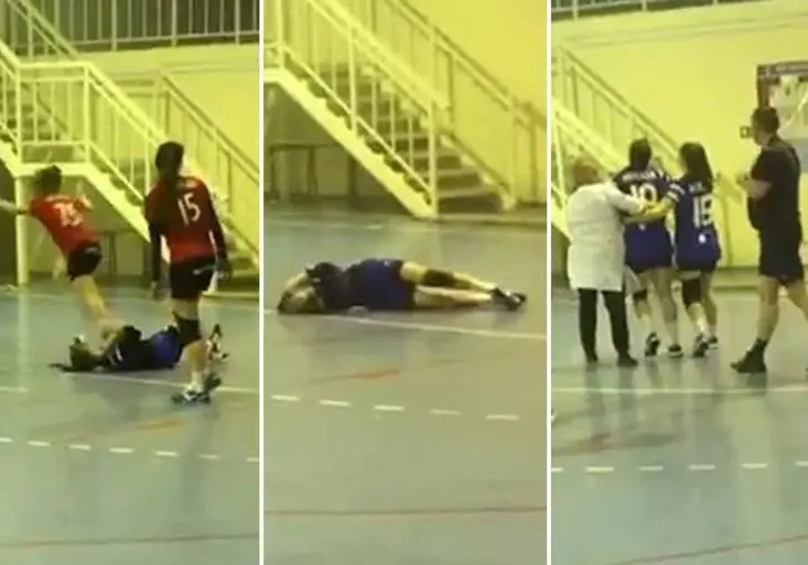 Házenkářský horor: Mladá Ruska brutálně dupla soupeřce na hlavu!
