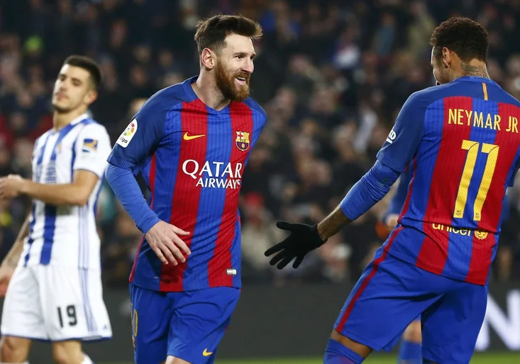 Suárezové řádili, kouzlil i Messi. Jak Barcelona přejela Real Sociedad?