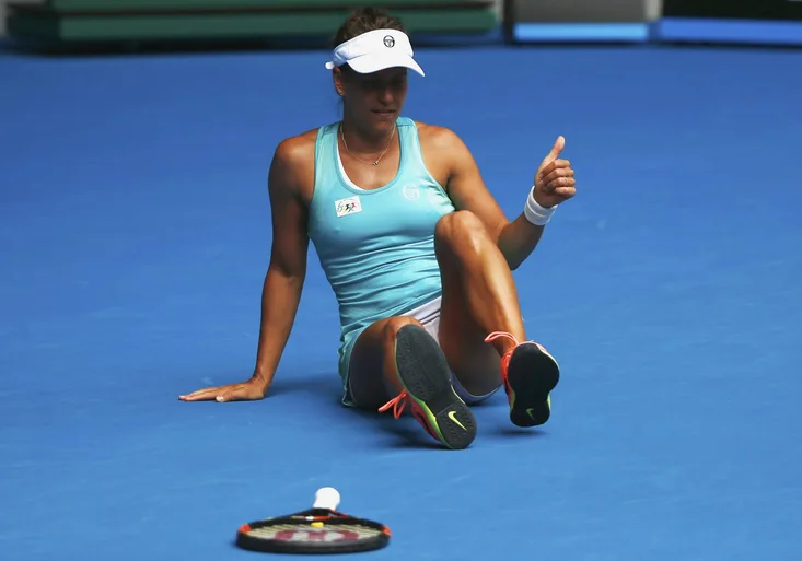Barbora Strýcová trápila Serenu Williamsovou, s Australian Open se rozloučila srdíčkem