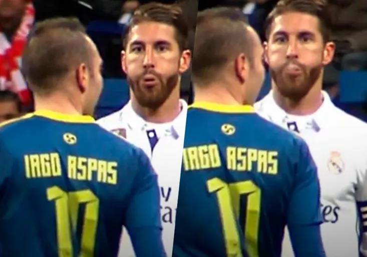 Vrchol nechutnosti! Sergio Ramos neunesl porážku a plivl na střelce Aspase