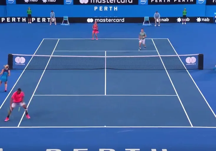 Výměna snů! Pavlásek, Hradecká a Kyrgios nevídaně bavili diváky na Hopman Cupu