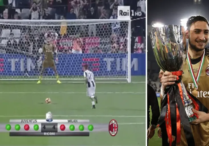 Hrdina Donnarumma! Mladíček skvěle lapil penaltu Dybaly a slaví první trofej s AC Milán