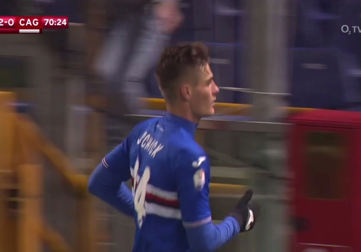 Hrdina zápasu! Patrik Schick pomohl Sampdorii dvěma góly k postupu
