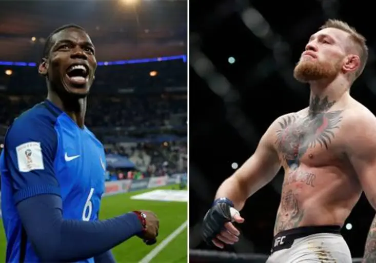 Jako šampion UFC. Paul Pogba dokonale napodobil chůzi Conora McGregora