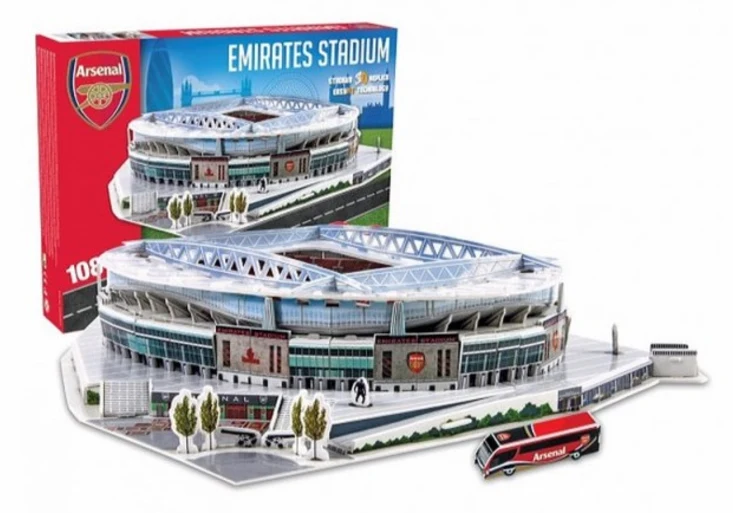 Výsledek soutěže o stavebnici stadionu londýnského Arsenalu!
