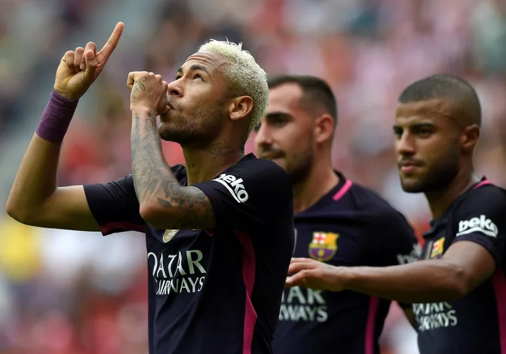 Další kanonáda Barcelony! MESSIHO zastoupili Neymar se Suárezem!