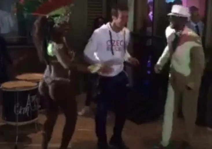 Štěpánka rozpálila brazilská tanečnice. Samba mu jde stejně skvěle jako tenis!