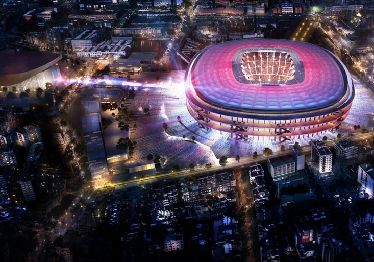 Barcelonský Camp Nou dostane novou tvář! Jak se vám líbí chrám pro 105 tisíc diváků?