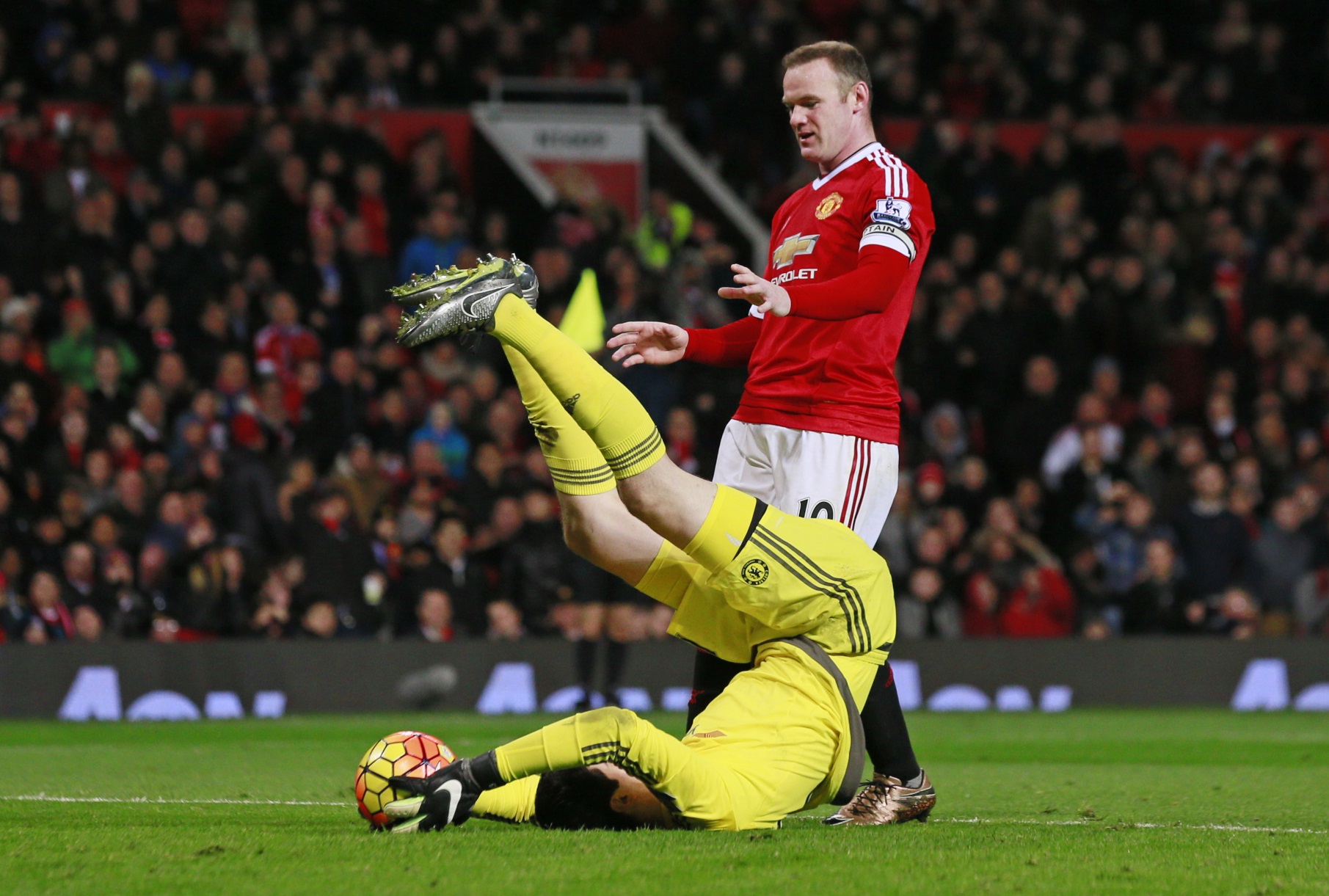 Thibaut Courtois Wayne Rooney