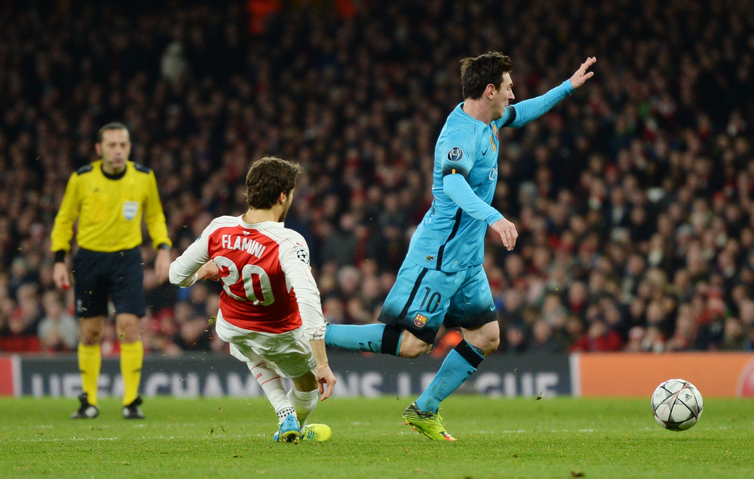 Messi monreal Arsenal Barcelona
