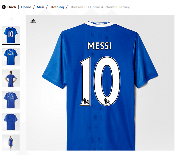 messi chelsea fake