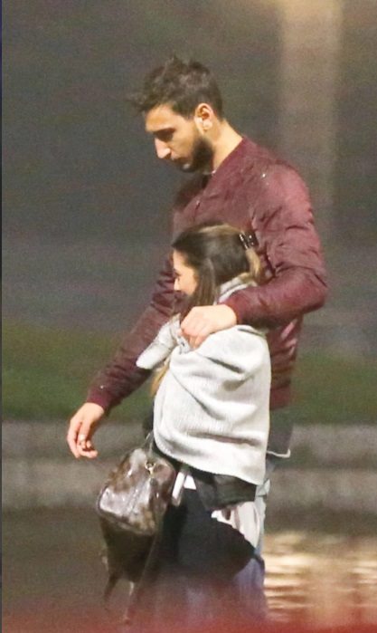 Gianluigi Donnarumma s přítelkyní Alessií Elefante