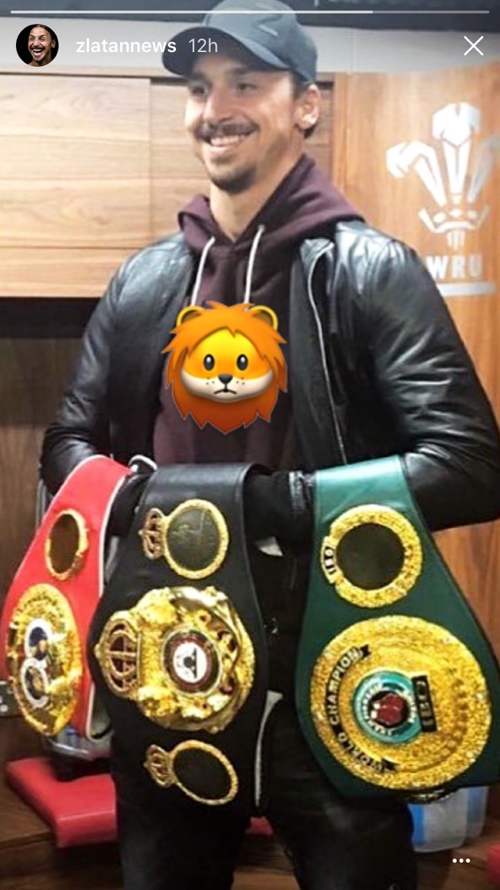 Zlatan Ibrahimovič Joshua pás