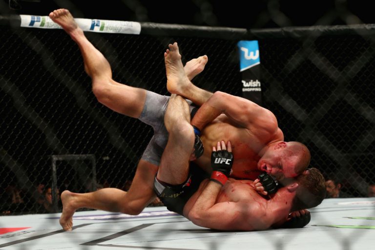 Georges St-Pierre, Michael Bisping. Foto: Getty Images
