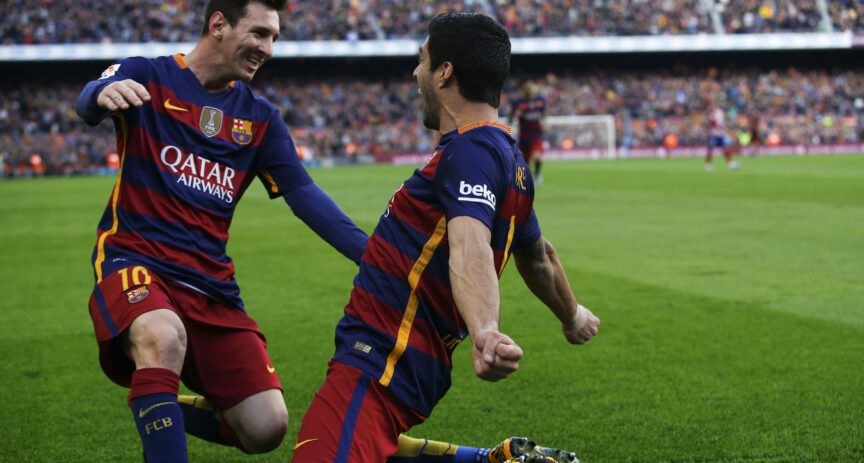 Barcelonu nezastavilo ani Atlético. Messi přežil pokus o atentát a oslavil s Ronaldem jubileum. Jaké?