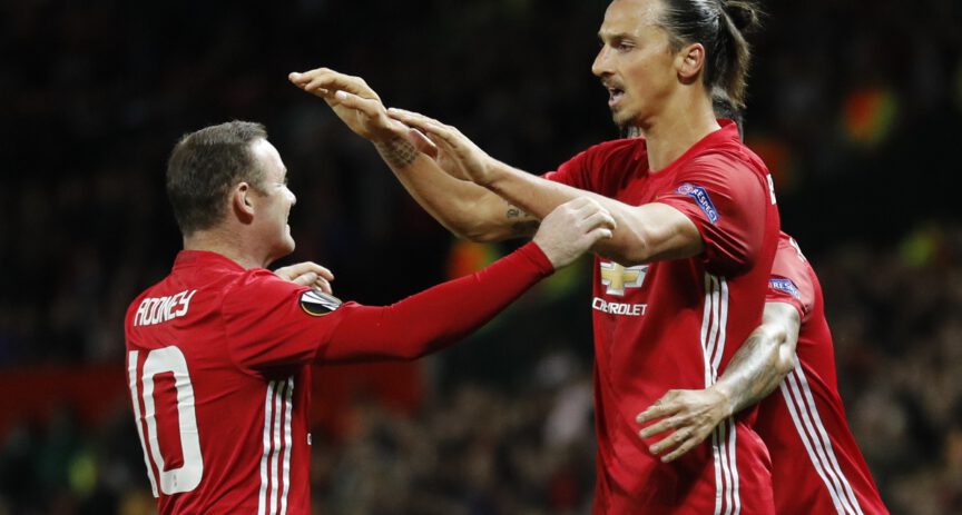 Šťastný gól Zlatana ukončil trápení United. Jak Rooney pobavil asistencí sezony?