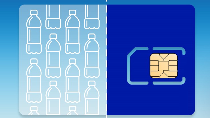 Představujeme nové HALF SIM karty. Díky nim ušetříme ročně 3 tuny plastu