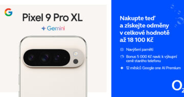 O2 je jediným operátorem v Česku, který nabízí nejnovější zařízení Google Pixel 9. Přidává k nim výkupní bonusy až 5 000 Kč  