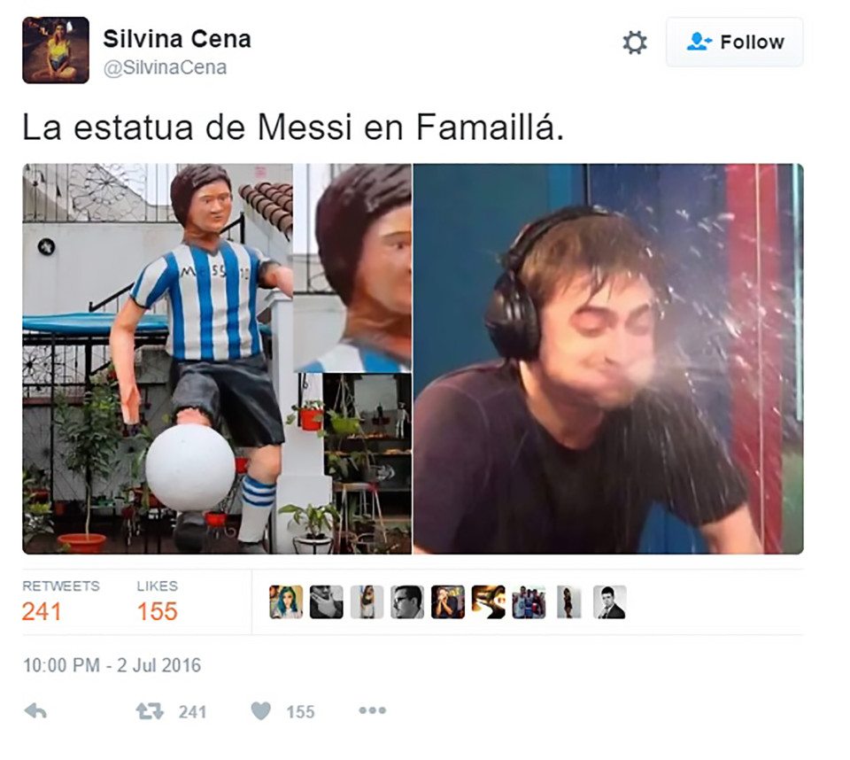 Pic shows: Fans making fun of the Messi statue located in Famailla, Tucuman; Netizens have made a laughing stock of this new statue built in the honour of football star Luis Suarez, calling it "ugly" and the stuff of nightmares. 	 Sculptor Alberto Morales Saravia admitted he had only worked with images of the Barcelona star that he had managed to find on the web to design and build his life-size work of art. "What I am doing is very difficult", he said last year back when he was still in the planning phase, "I'm doing it by looking at photos." He explained that he did not want to "bother" the Uruguay international, but the artist may now regret his decision, after photos of his work went viral across social media, with several users laughing at the "ugly" statue. Unveiled in a shopping district in his hometown of Salto, north-western Uruguay, the statue was built to commemorate the striker and honour him for all the success that he has had so far. The controversial 29-year-old former Liverpool FC striker can be seen showing his trademark three fingers with the ball to his foot. Netizen ‘YoSoyMilkChocolate’ said: "Holy f*ck that looks ugly." and ‘godie’ wrote: "’Statue’... More like a mannequin from the store next to it." User ‘FUTBALAR’ added: "A+ nightmare material." Suarez later published a video message to say thank you to everyone who was involved in the creation of the statue. But despite all the negative feedback, several have agreed that it is not the worse homage they have ever seen. Many online users are still reeling from a Messi statue built in the Paseo Historico de Famailla in the Argentine Tucuman Province, with several fans criticising yet another inaccurate representation of a Barcelona FC ace. One user ‘JX’ said: "In a Tucuman town they made a statue of Messi... but I think that I look more like it." And ‘Jose Agustin’ joked: "They made a tribute statue in Tucuman of a young Hugo Chavez in a Messi shirt."