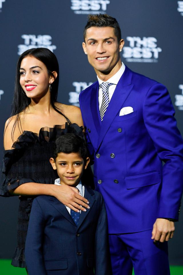Cristiano Ronaldo, Georgina Rodriguez a Cristiano Junior