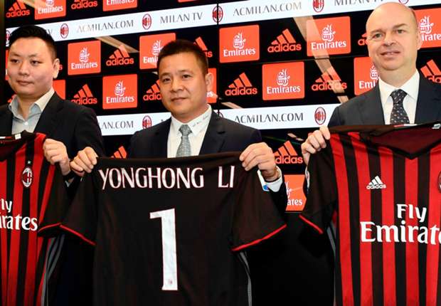 Yonghong Li, zástupce čínského majitele a nový šéf AC Milán. Foto: goal.com