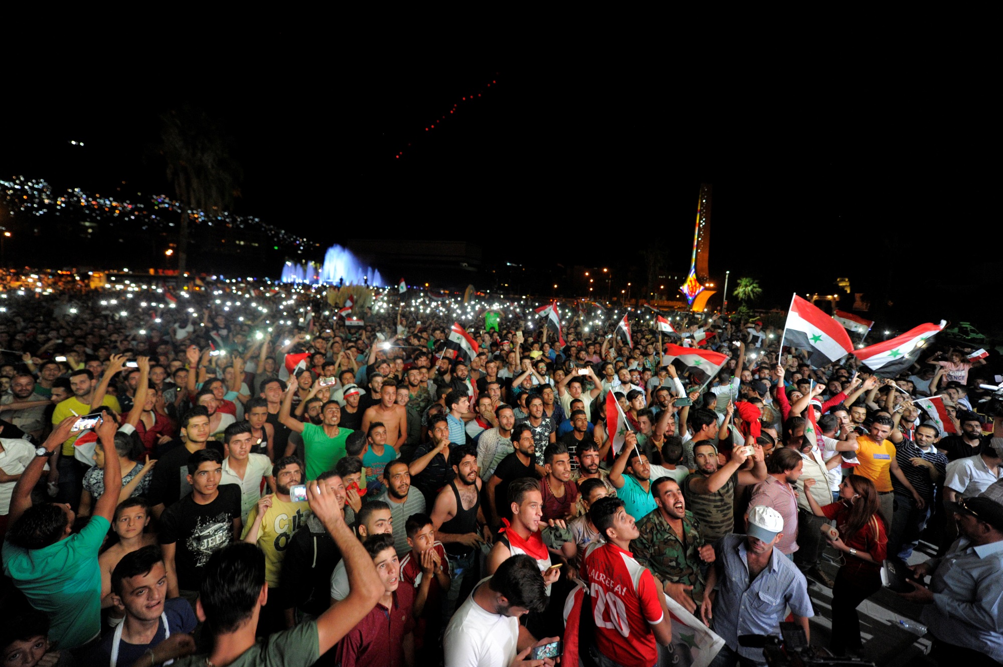 Sýrie mistrovství světa fanoušci