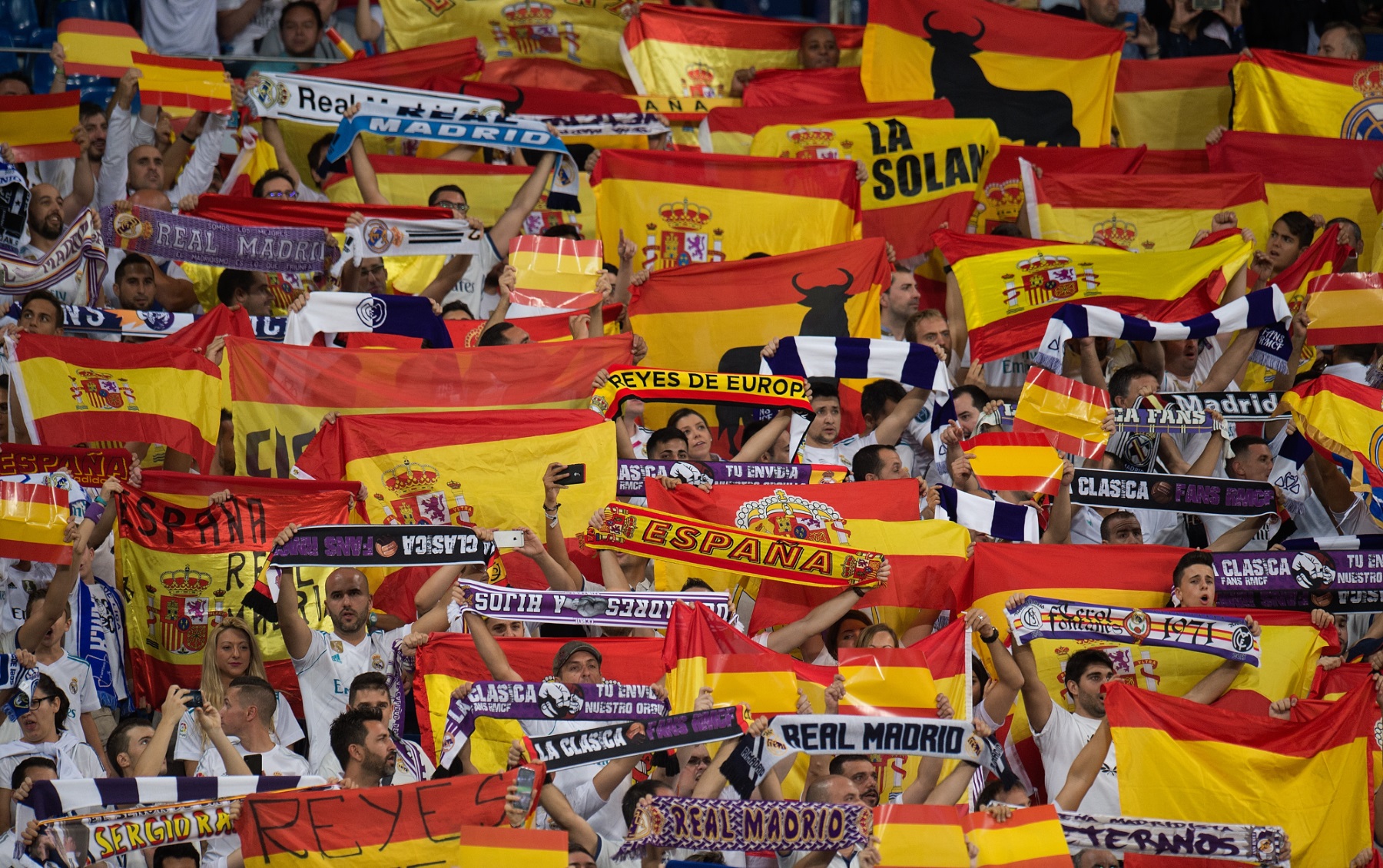 Real Madrid, Španělsko, fanoušci. Foto: GETTY IMAGES